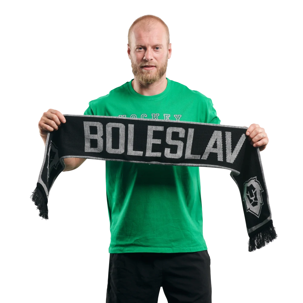 Šála Mladá Boleslav šedá