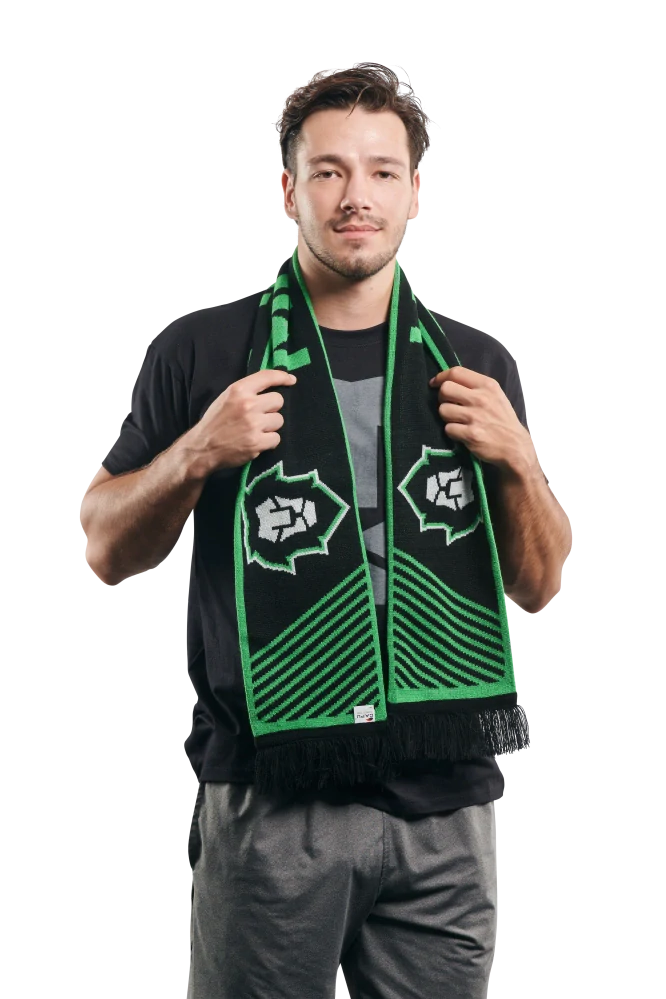Šála Mladá Boleslav zelená