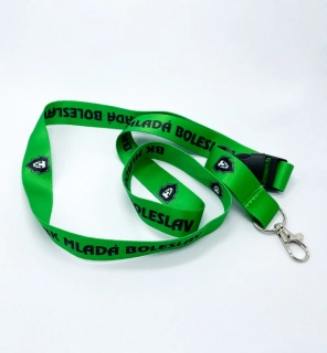 Šňůrka na krk zelená